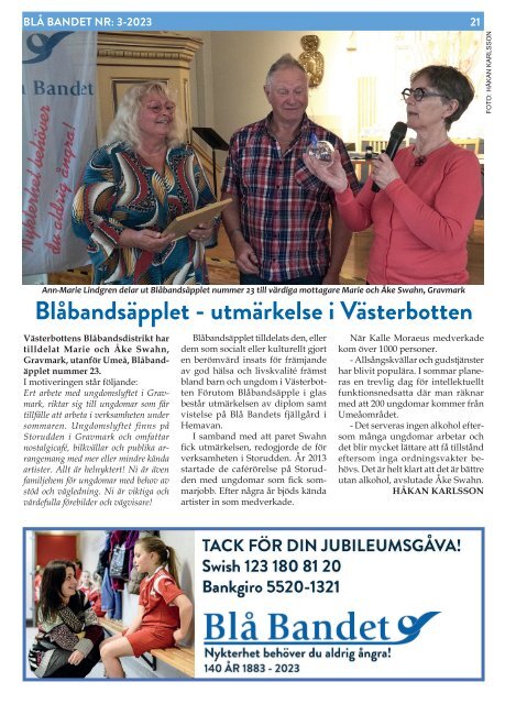 Blå Bandet nr 3-2023 juli-september