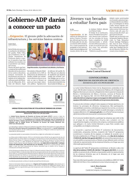 EDICIÓN IMPRESA 14-07-2023