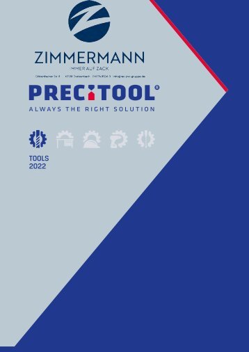 PRECITOOL Hauptkatalog 2022 (englisch)