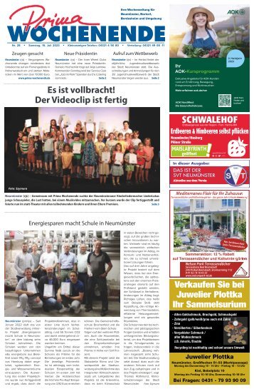 Prima Wochenende 28 2023