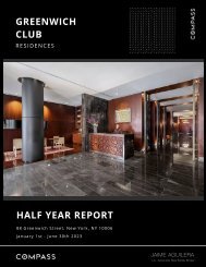 88 Greenwich St - Half Year Report