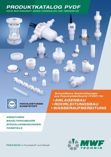 Produkte Kunststofftechnik PVDF 