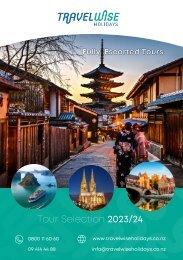 Travelwise Holidays Newsletter July 23