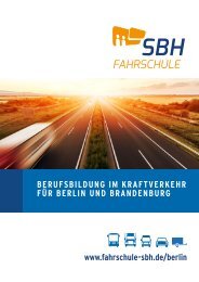 Bildungsangebote der SBH Fahrschule in Berlin und Brandenburg