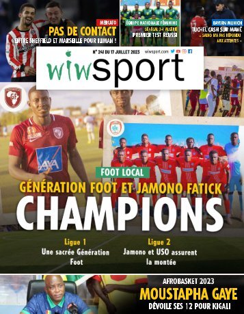 Journal wiwsport n241 - 17 juillet 2023