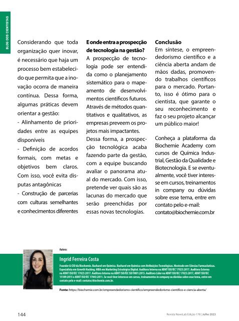 Revista Newslab Edição 178