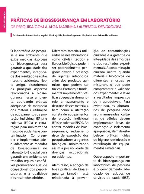 Revista Newslab Edição 178