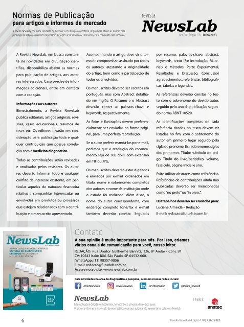 Revista Newslab Edição 178