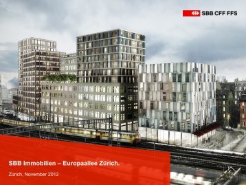 Christian Faber, SBB Immobilien - Europaallee Zürich