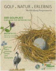 GOLF . NATUR . ERLEBNIS Mecklenburg-Vorpommern