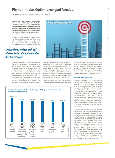 Intelligentes Kostenmanagement