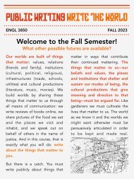 ENGL 3860: Syllabus Mini Newspaper