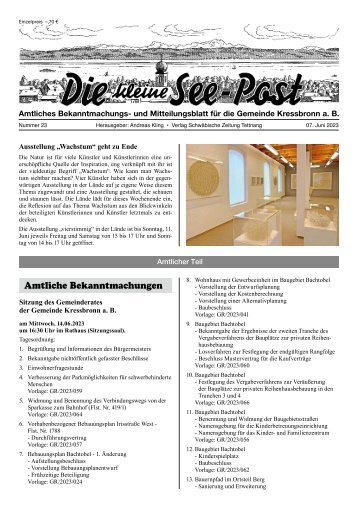 18.07.2023 Die kleine See-Post