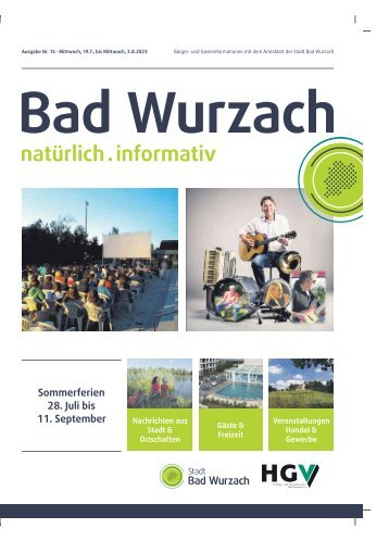 19.07.2023 Bürger- und Gästeinformation Bad Wurzach