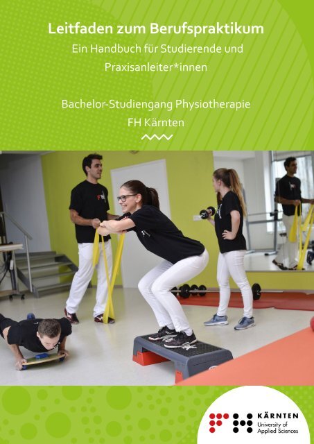 Leitfaden zum Physiotherapie Berufspraktikum