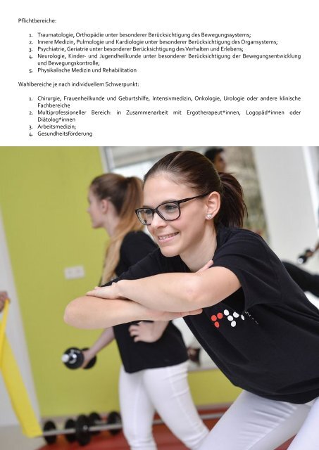 Leitfaden zum Physiotherapie Berufspraktikum