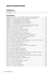 Die Methodenbibel- Band 2 NT Inhaltsverzeichnis 2. Auflage