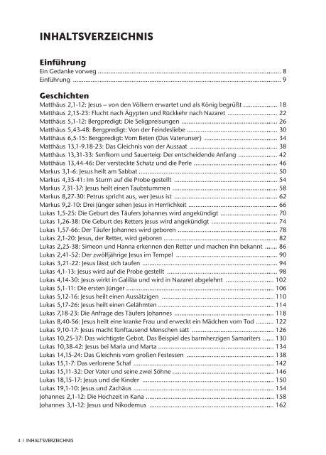 Die Methodenbibel- Band 2 NT Inhaltsverzeichnis 2. Auflage