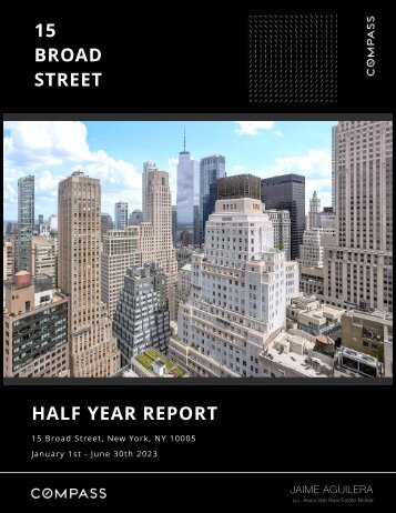 15 Broad St - Half Year Report