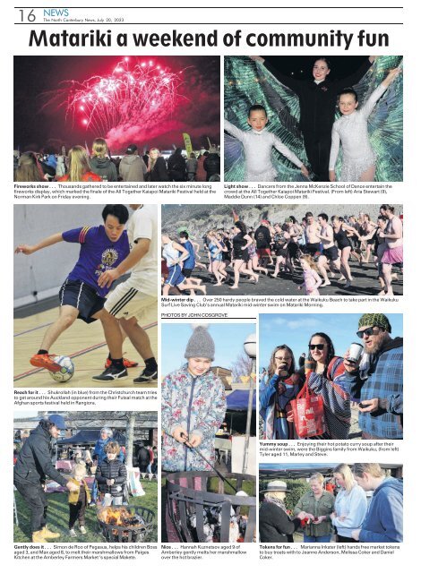 North Canterbury News: July 20, 2023