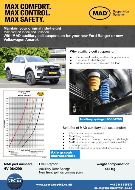 Ford Ranger P703 2023+ Suspension Upgrades Flyer