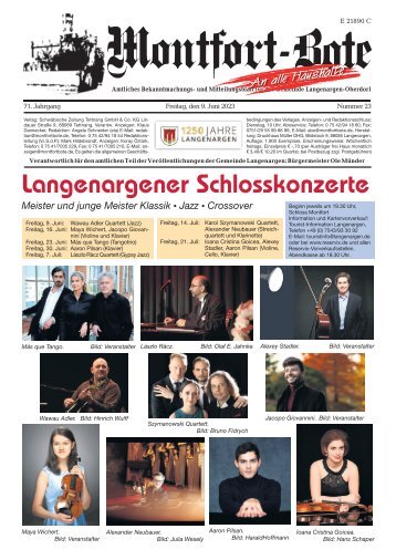 20.07.2023 Montfort-Bote