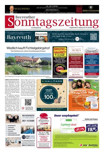 2023-07-23 Bayreuther Sonntagszeitung