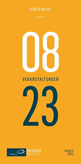 Binzer Bucht Veranstaltungskalender August