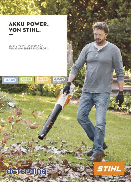 STIHL Katalog Akku-Technik & Akku-Systeme - bei Deterding