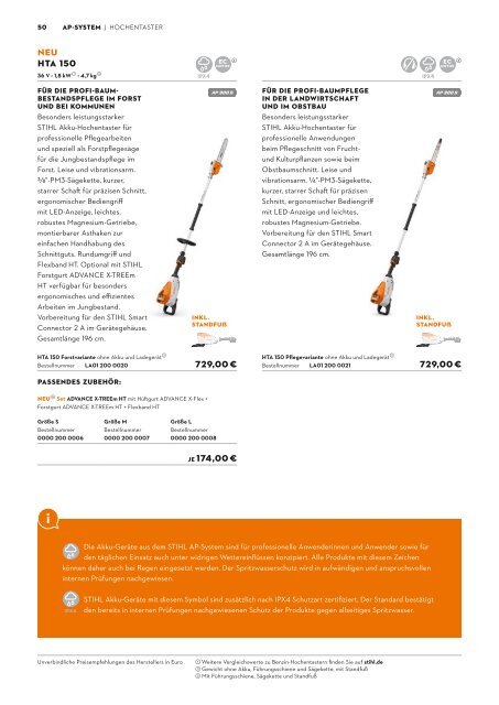 STIHL Katalog Akku-Technik & Akku-Systeme - bei Deterding