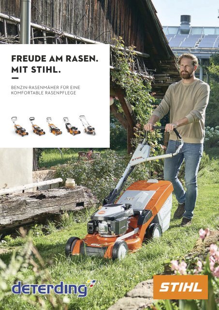 STIHL Broschüre Benzin-Rasenmäher bei Deterding