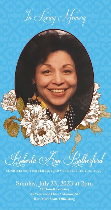 Roberta Rutherford Memorial Program