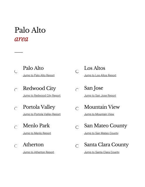 Bright Homes Real Estate | July 2023 Market Report  Palo Alto Area