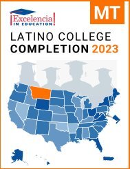 Latino College Completion 2023: Montana