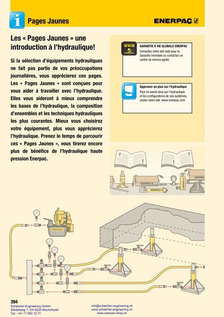 Enerpac Outillages Industriels - Catalogue Français - Schalcher Engineering GmbH