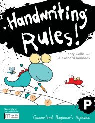 Handwriting Rules! P Qld 2e sample/look inside 