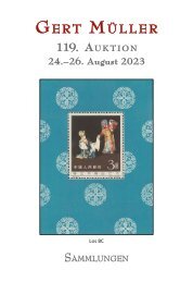119. Auktion - Sammlungen