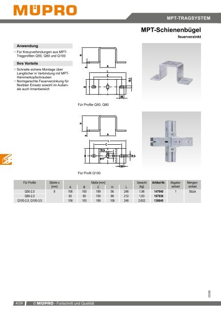 MÜPRO Sprinklerkatalog DE