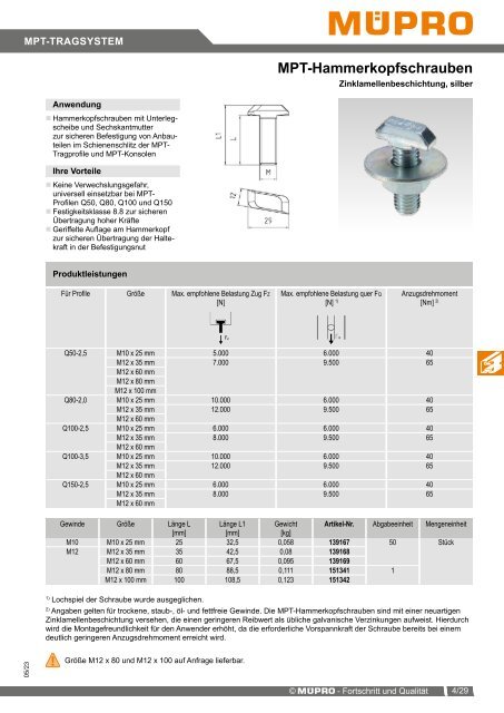 MÜPRO Sprinklerkatalog DE