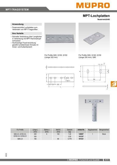 MÜPRO Sprinklerkatalog DE