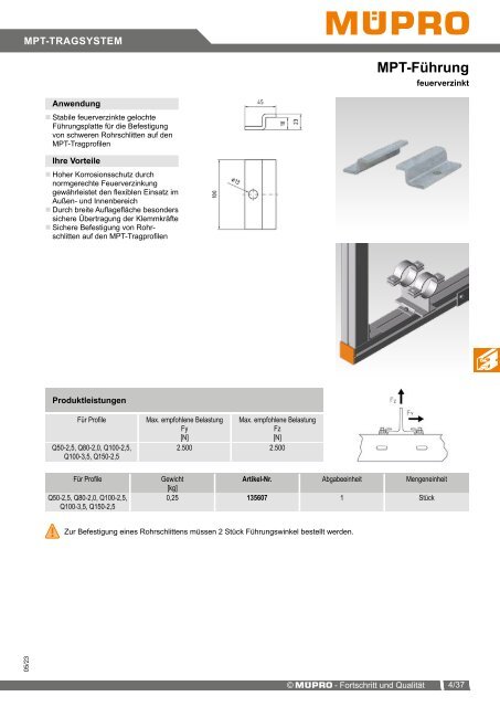 MÜPRO Sprinklerkatalog DE