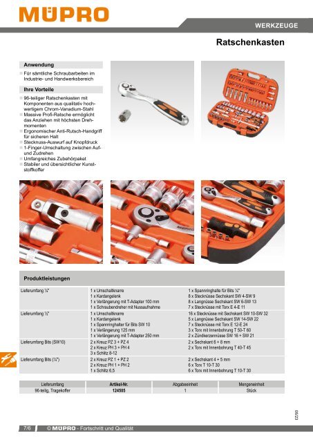 MÜPRO Sprinklerkatalog DE