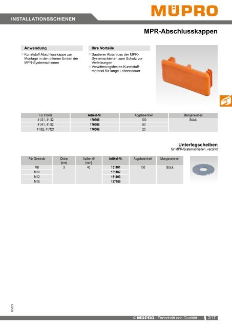 MÜPRO Sprinklerkatalog DE