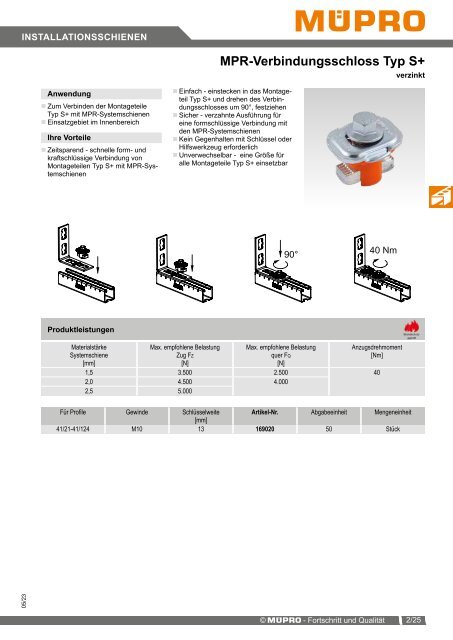 MÜPRO Sprinklerkatalog DE