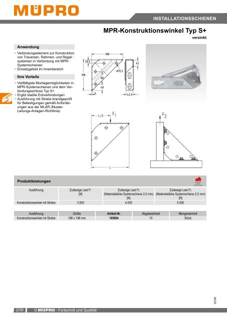 MÜPRO Sprinklerkatalog DE