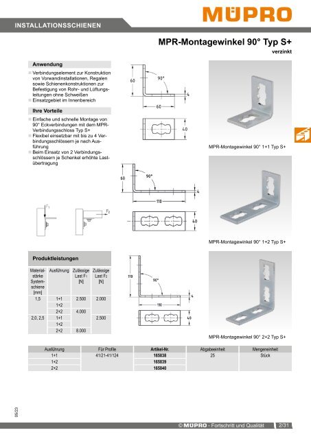 MÜPRO Sprinklerkatalog DE