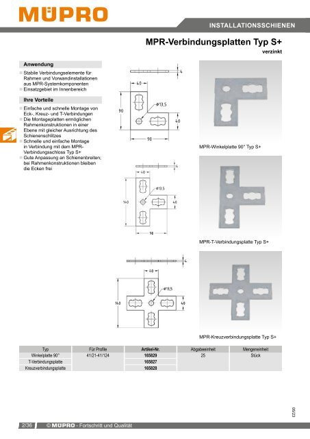 MÜPRO Sprinklerkatalog DE