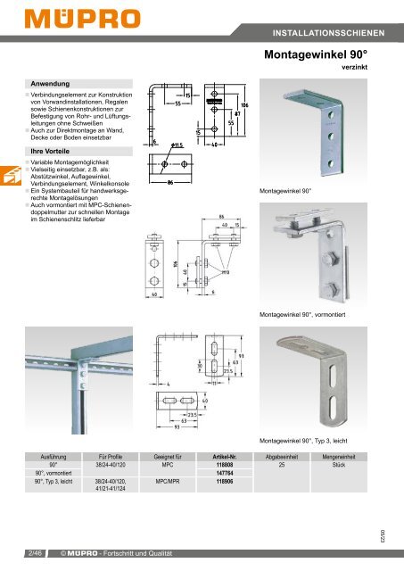 MÜPRO Sprinklerkatalog DE