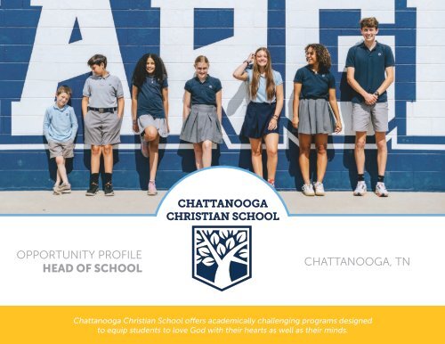 Chattanooga Christian School Head of School Opportunity Profile