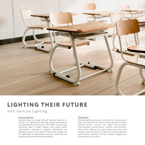 Venture Lighting Europe - Academic Solutions